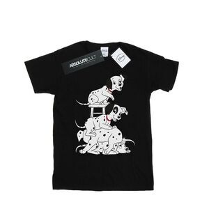 101 Dalmatians Womens/Ladies Chair Boyfriend T-Shirt / Black